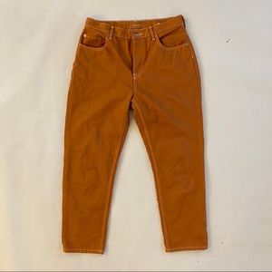 Custom dyed Everlane Cheeky Jeans